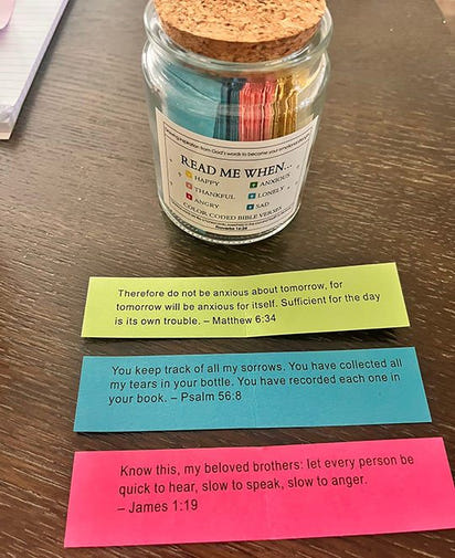 Bible Verse Jar™: 90 Curated Scriptures for Every Emotion