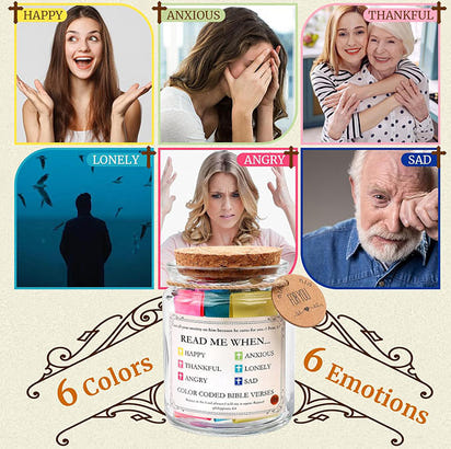 Bible Verse Jar™: 90 Curated Verses For Every Emotion