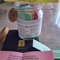 First Communion Gift for Boys & Girls – Verse Jar with 96 Inspirational Cards