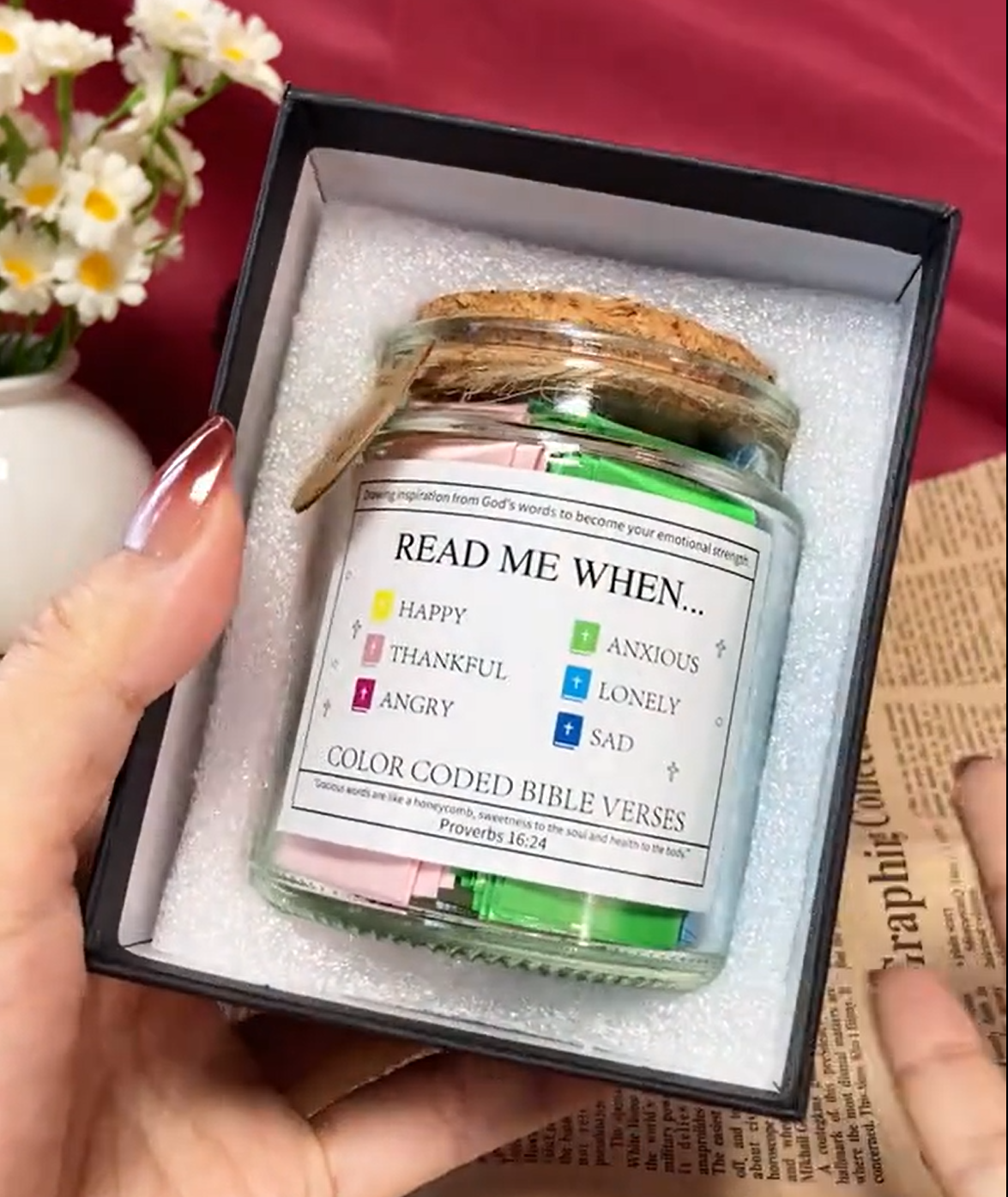 Bible Verse Jar™: 90 Curated Scriptures for Every Emotion