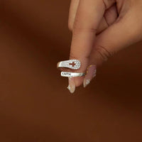 925 Sterling Silver Cross Faith Ring